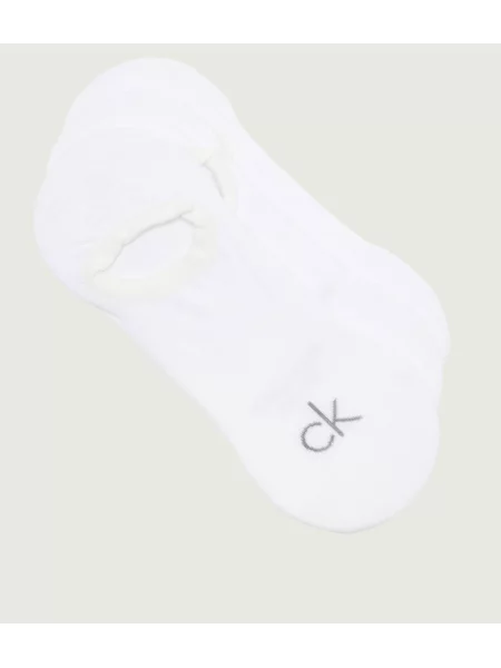 Calvin Klein Șosete/tălpici 3 pack alb