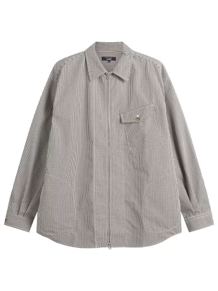 Koszula Comme Des Garcons Homme w kratę biała