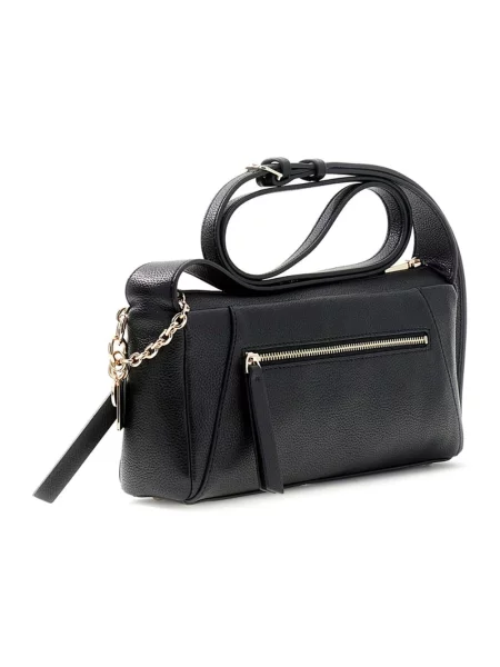 Torebka crossbody Guess skórzana czarna
