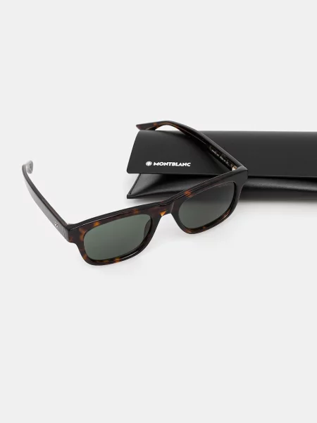 Солнцезащитные очки Montblanc коричневые