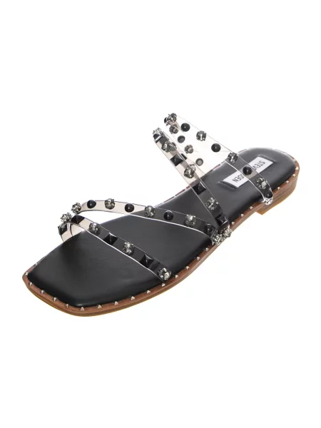 Klapki Steve Madden bez obcasa czarne