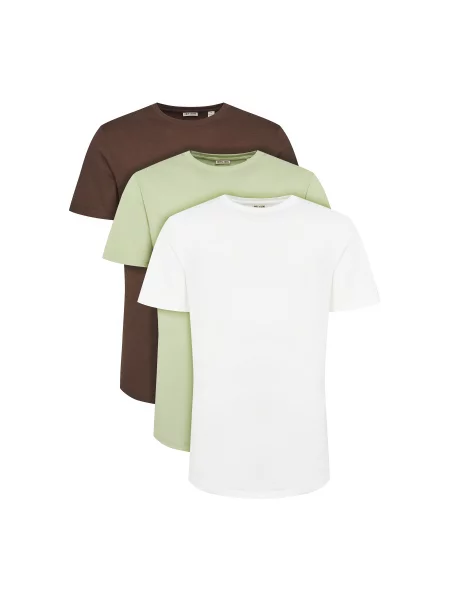 Only & Sons Póló szett Jeff Színes Regular Fit zöld
