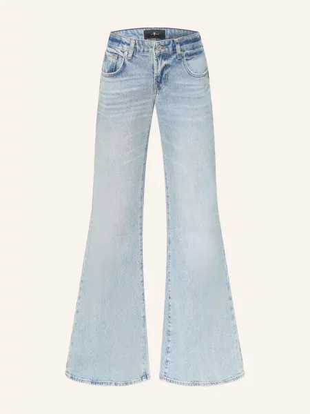 7 For All Mankind Džíny S Rozšiřujícími Se Nohavicemi Low Flare ode to