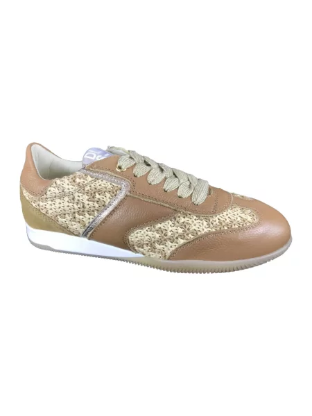 Sneakersy Dl Sport brązowe