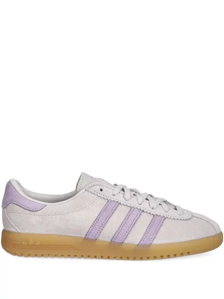 Ριγέ μισό φερμουάρ sneakers Adidas EQT σουέντ μαύρο