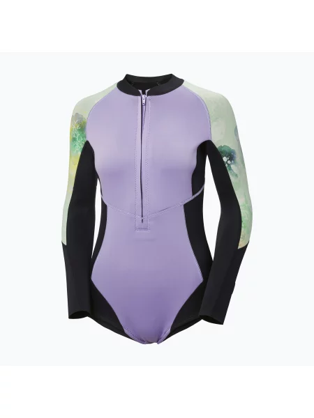 Długi longsleeve Helly Hansen z długim rękawem fioletowy