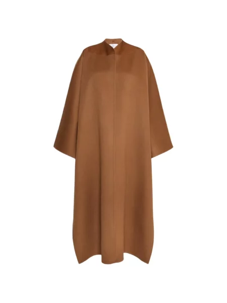 Palton Max Mara din piele de căprioară maro