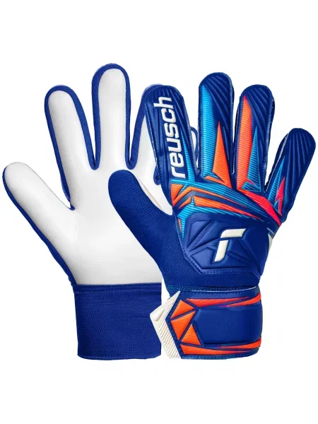 Reusch Rękawice bramkarskie Attrakt Starter Solid Junior niebieskie