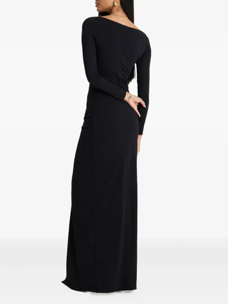 Rochie maxi Moos Studio lungă de costum negru