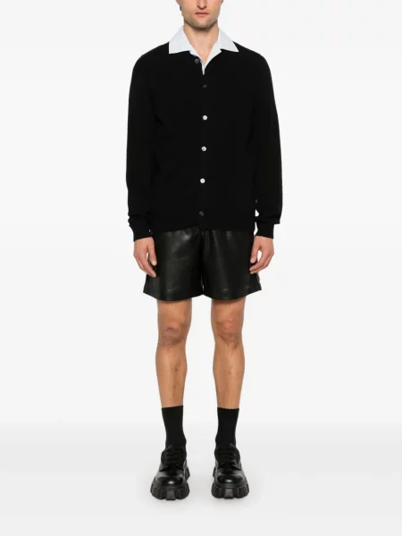 Вълнена жилетка Comme Des Garçons Shirt черно
