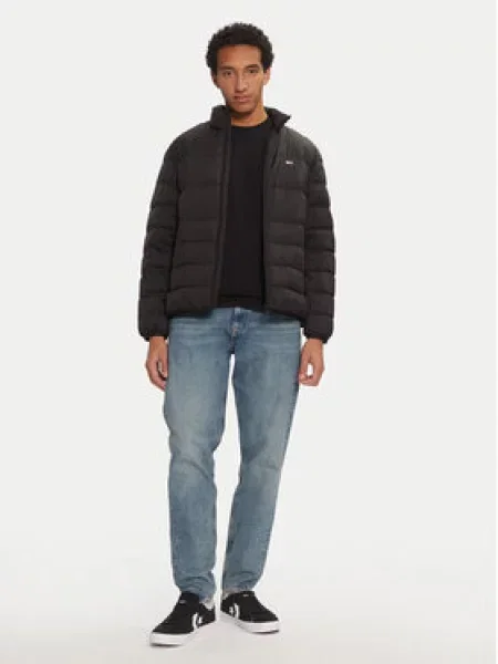 Tommy Jeans Vatovaná bunda černá
