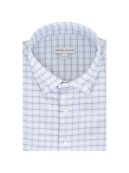 Kostkované kostkovaná košile Peter Millar bílé