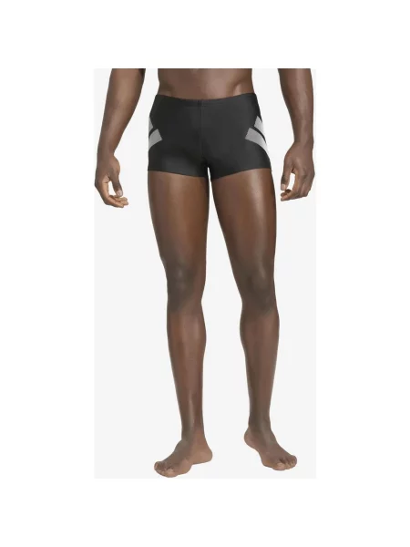 Kąpielówki adidas Big Bars szary S czarny