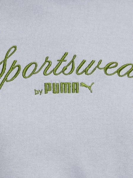 Hanorac cu glugă Puma cu autograf gri