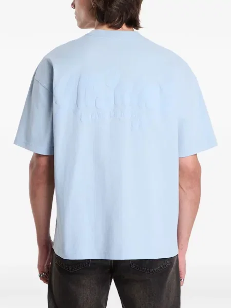 Tricou Allsaints cu autograf albastru