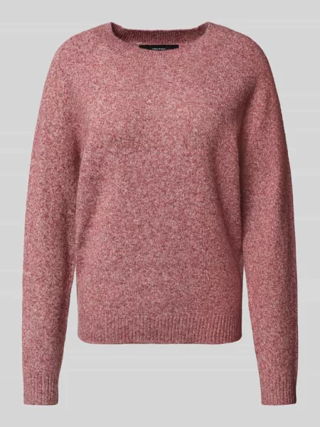 Sweter o kroju regular fit z prążkowanymi ściągaczami model ‘DOFFY’ Vero Moda