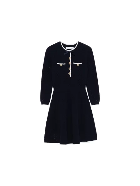 Sukienka Self-portrait niebieska