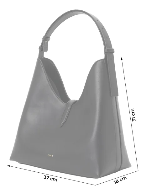 Pisemska torbica Furla črna