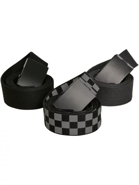 Urban Classics Opasky čierna / antracitová sivá