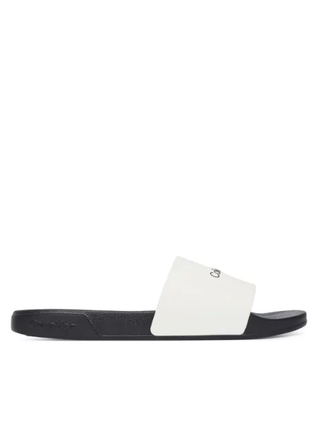 Klapki Calvin Klein białe