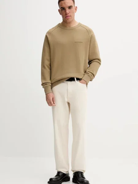 Marc O'Polo bluza gładka zielony