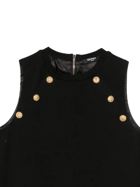 Dětské šaty Balmain černé