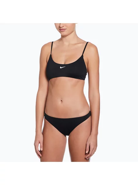 Дамски бански костюм от две части Nike Essential Bralette Bikini black черно