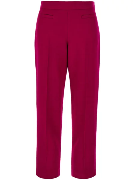 Cropp pantaloni Fendi de lână roșu