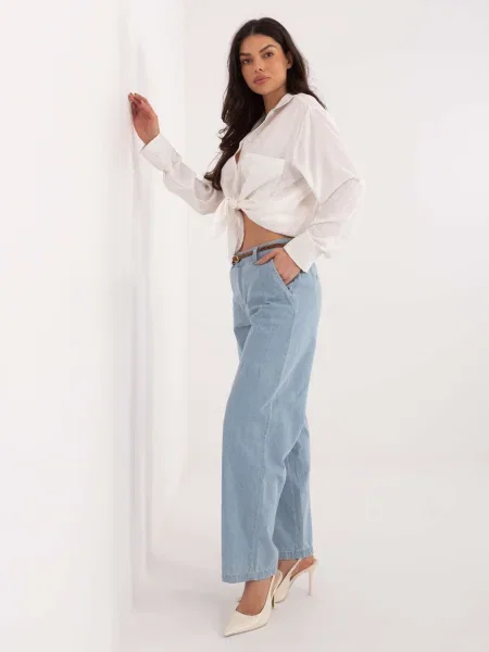 Pantaloni Sublevel alb