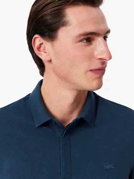 Поло Lacoste синій