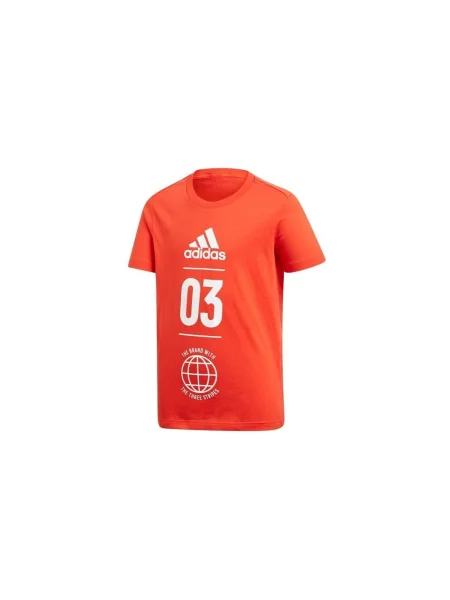 Tricou sport copii Adidas roșu