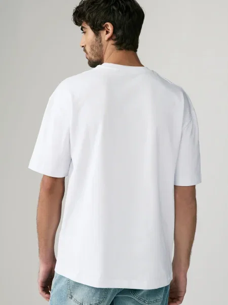 Next Tricou alb
