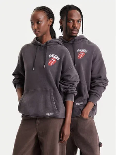 Guess Jeans mikina s kapucňou pánska sivá