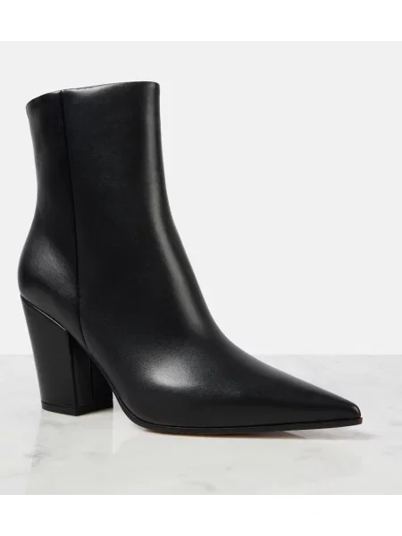 Cizme scurte Gianvito Rossi din piele negru