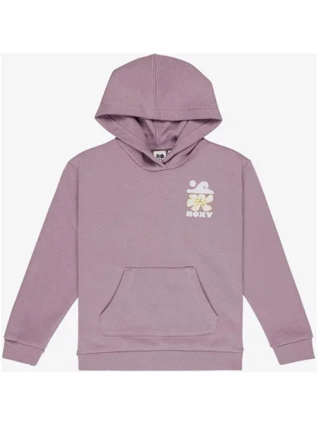 Bluza z kapturem Roxy Surf Feeling Brushed dziewczęce 10 różowy