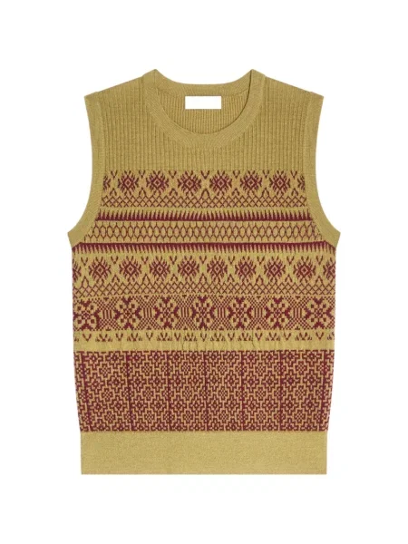 Pulover Dries Van Noten de lână verde