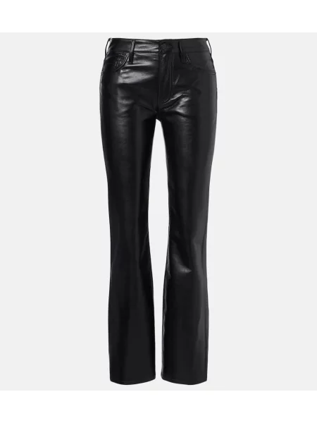 Hlače Citizens Of Humanity niski struk crna