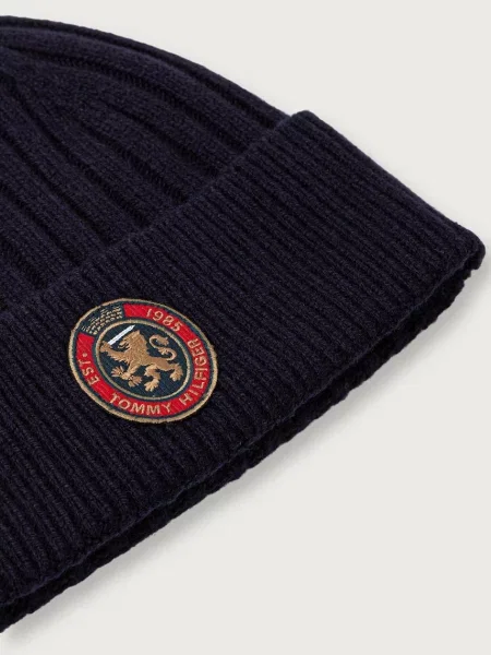 Tommy Hilfiger Czapka Th Crest Gifting granatowy