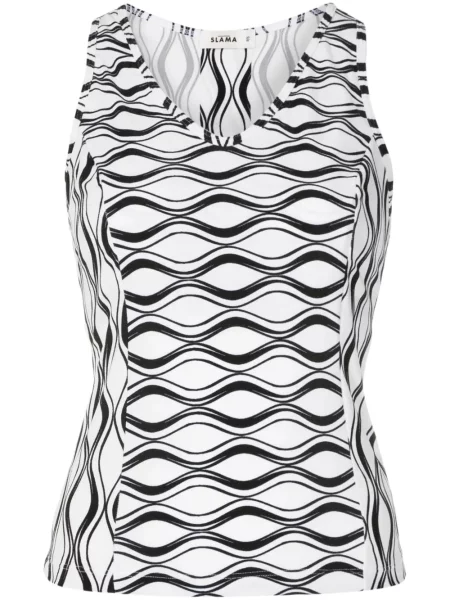 Podkoszulka Amir Slama Gym z nadrukiem biała