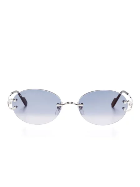 Ochelari de soare Cartier Eyewear argintiu