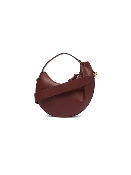 Emporio Armani hobo torbica usnjena rjava