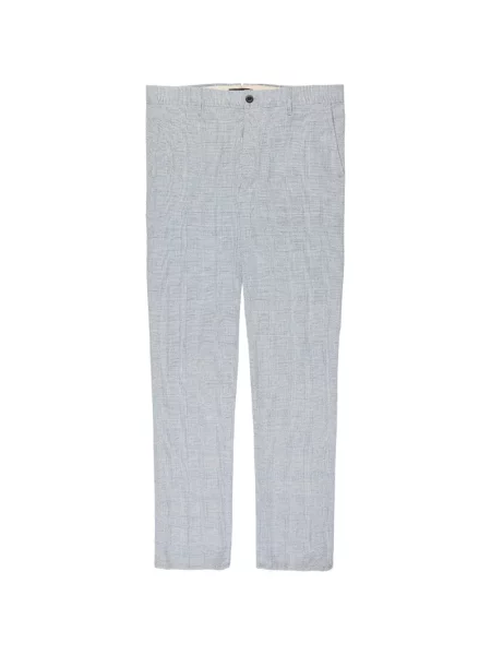 Pantaloni Slowear în carouri albastru