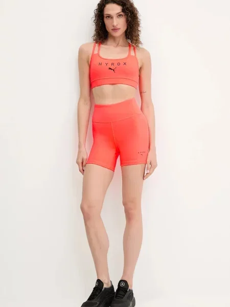 Puma Kratke hlače za vadbo x HYROX oranžna