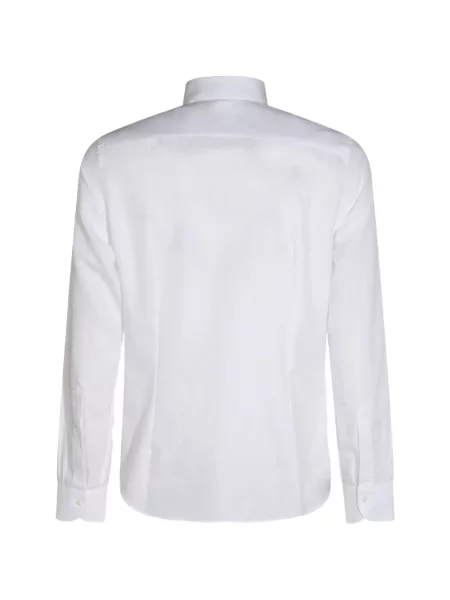 Lung cămașă Canali alb