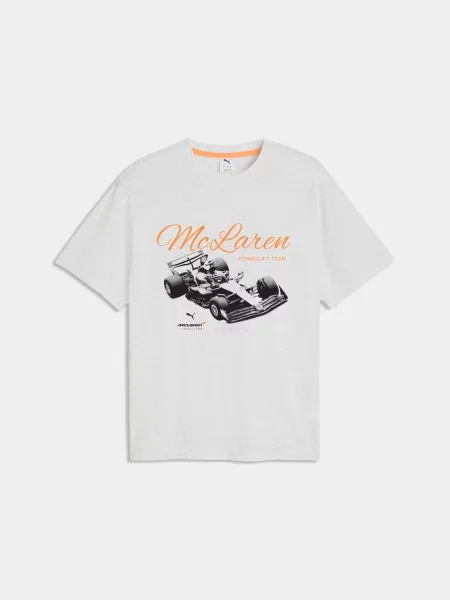 Футболка PUMA Mclaren Graphic комбінований верх білий