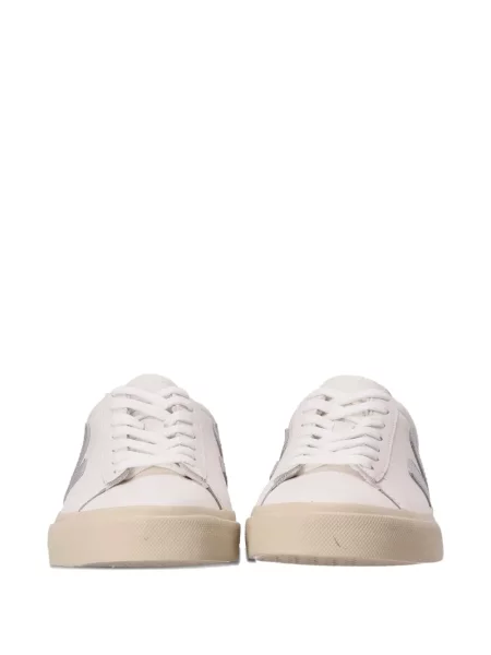 Sneakerși Veja Campo din piele alb