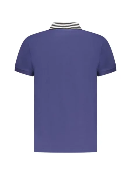 Gulerat tricou polo Cavalli Class cu dungi violet
