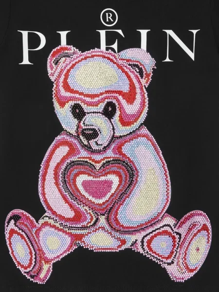 Koszulka dziecięca Philipp Plein czarna