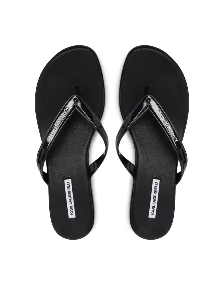 Japonke KARL LAGERFELD Jelly Heel črna