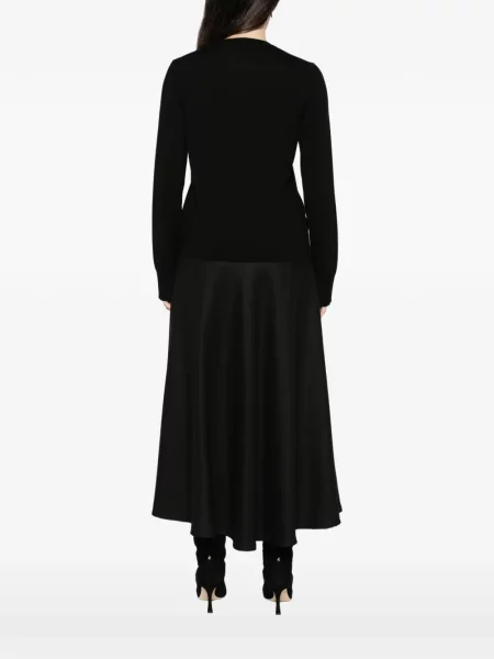 Cardigan Alpha Studio cu decolteu rotund negru